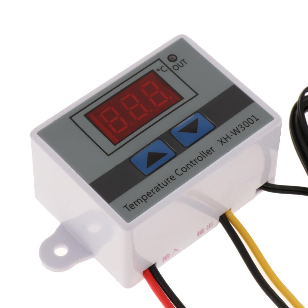 Aquarium Plants - Temperature Sensor Controller with Waterproof Probe