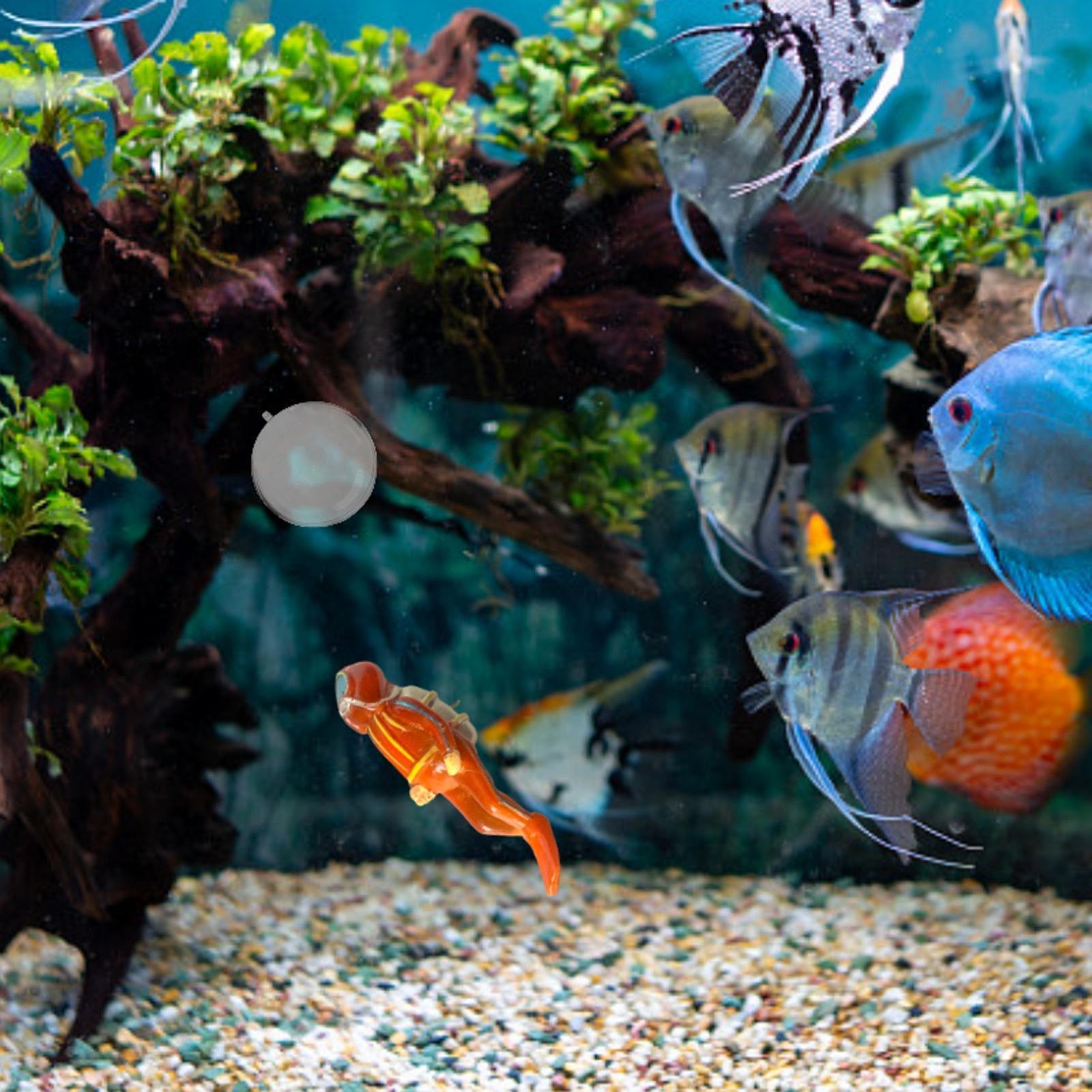 Resin Miniature Diver Figurine - Aquarium Decor ulasan dan harga