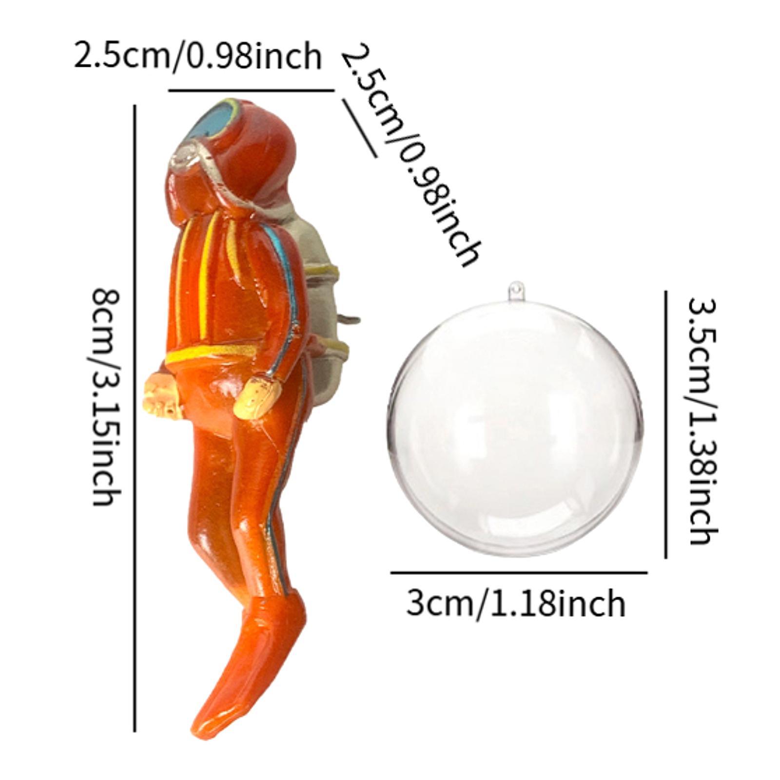 Resin Miniature Diver Figurine - Aquarium Decor ulasan dan harga