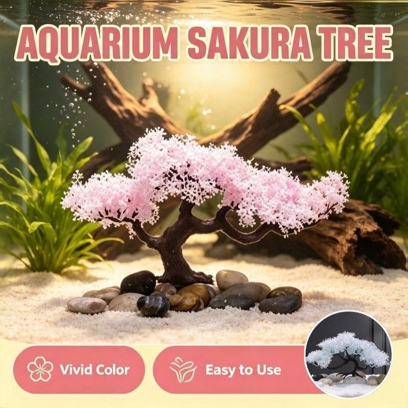 [Artificial White Bonsai Tree  - Aquarium Fish Betta ulasan dan harga