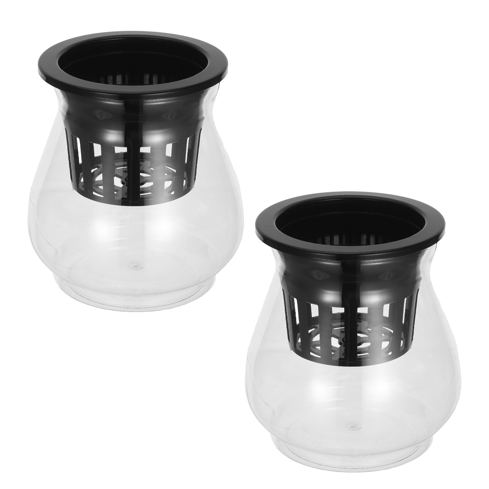 2Pcs Transparent Hydroponic Co - Aquarium Plants ulasan dan harga