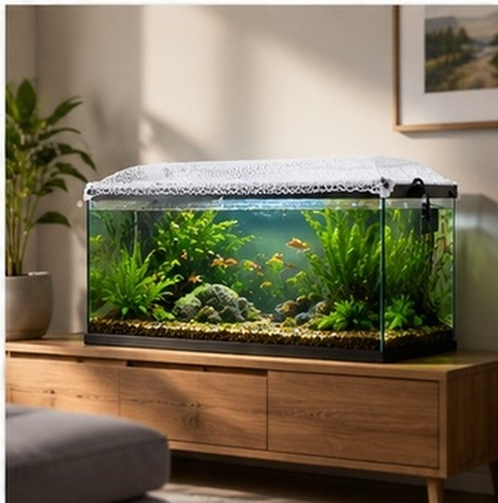 Aquarium Nylon Fish Cover Mesh - Aquarium Fish Keeping ulasan dan harga