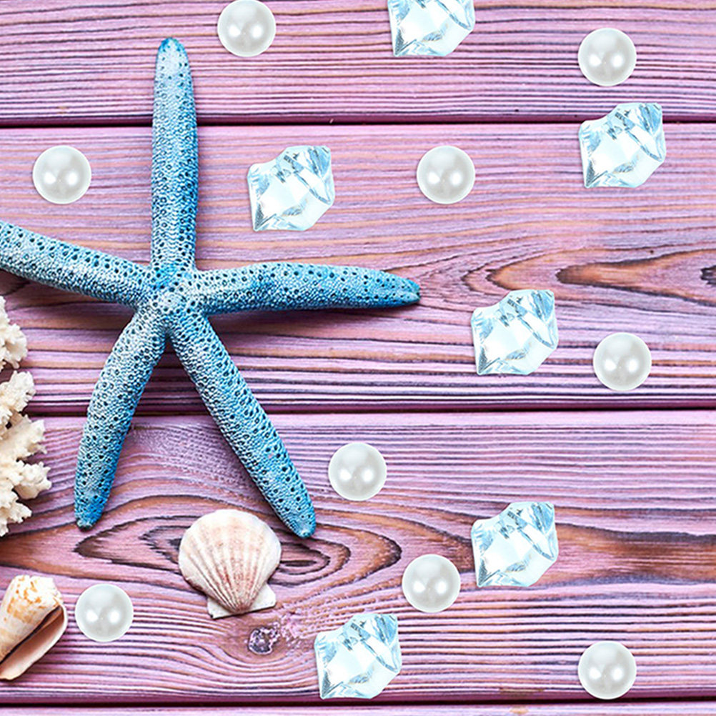 Blue Crushed Plastic Beads Aqu - Aquarium Decor ulasan dan harga