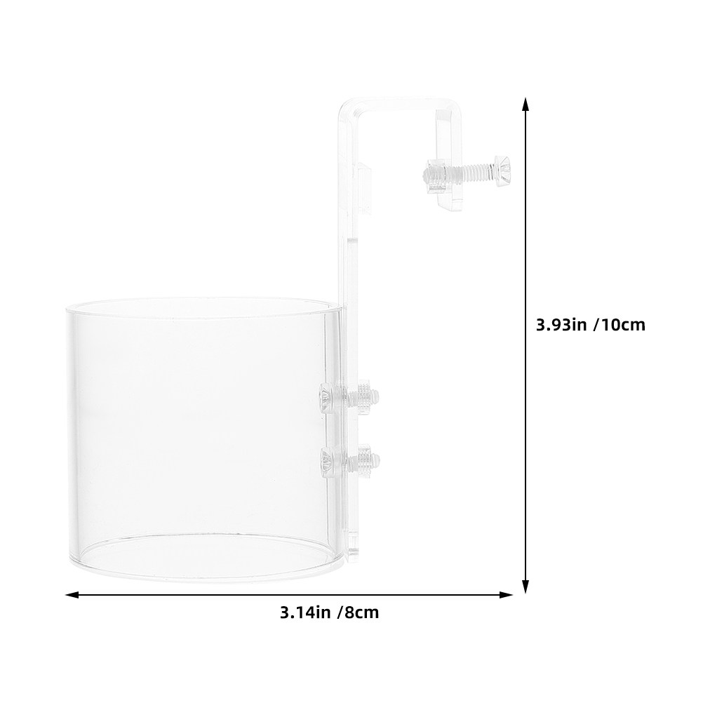 Adjustable Acrylic Fish Feedin - Aquarium Fish Keeping ulasan dan harga