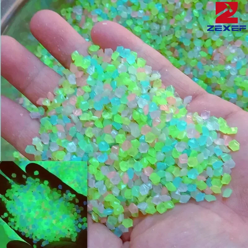1000pcs 3-5mm Luminous Sand Gl - Fish Tank Gravel ulasan dan harga