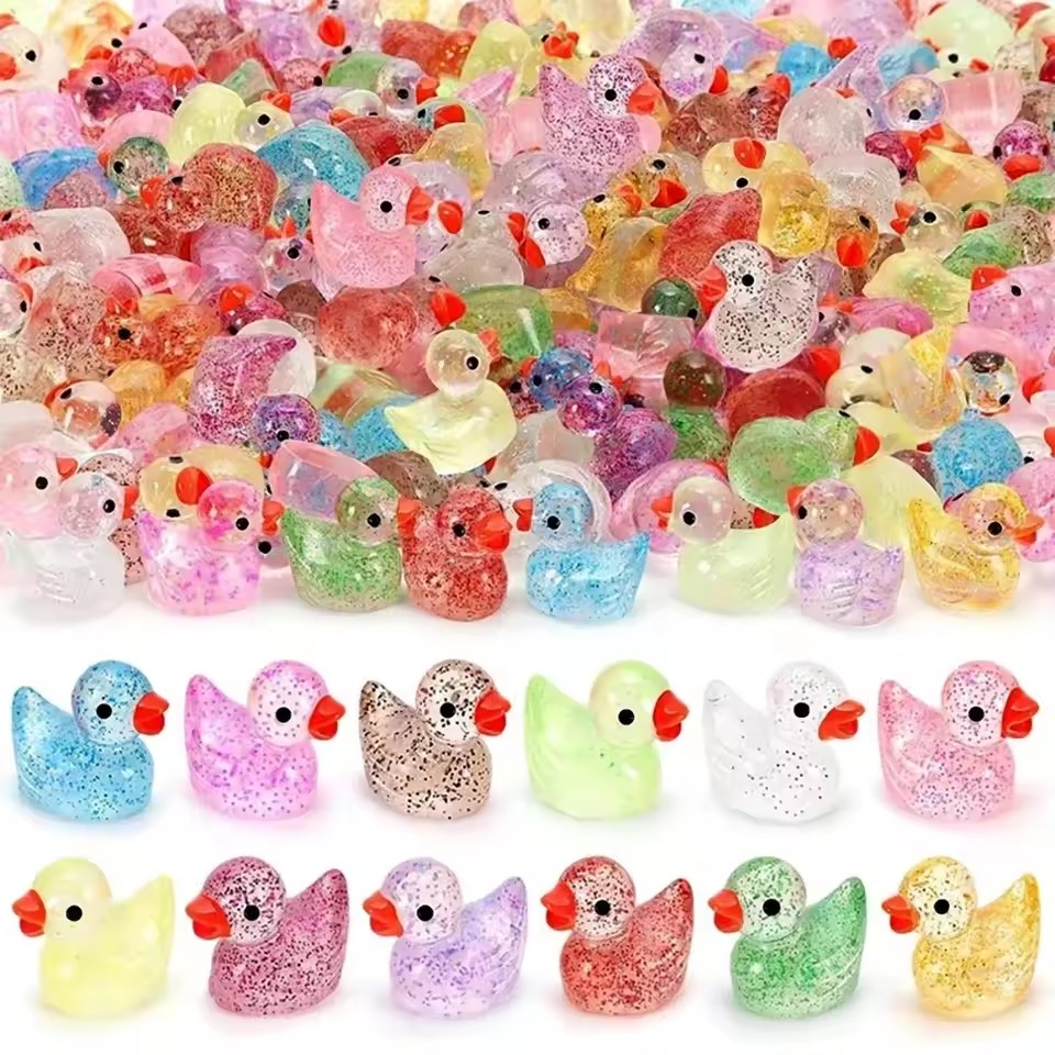 ~ Miniature Resin Duck with Pu - Aquarium Decor ulasan dan harga
