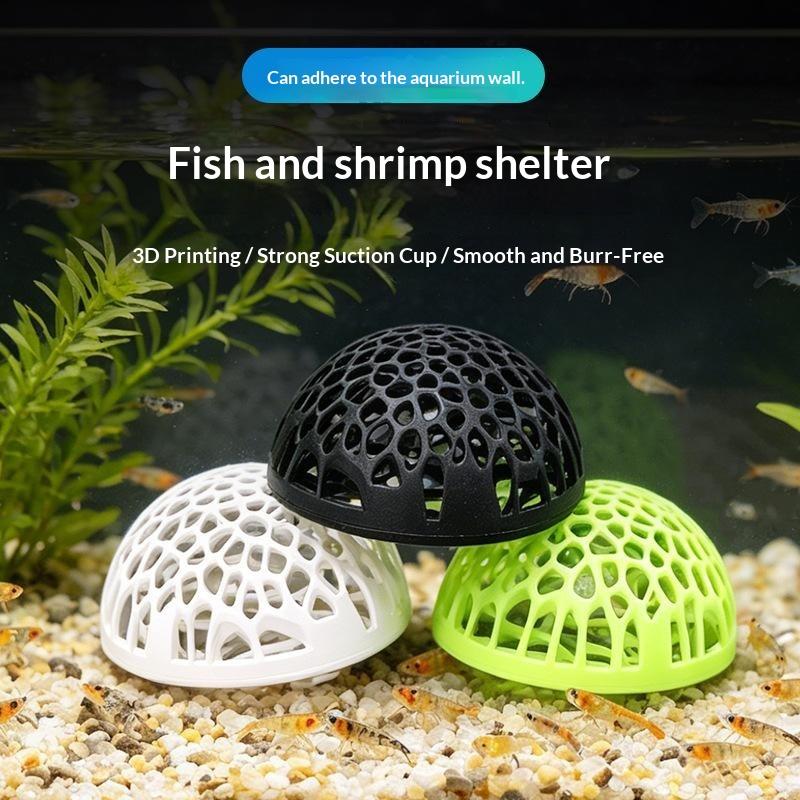 New Aquarium shrimp house Cave - Aquarium Fish Betta ulasan dan harga
