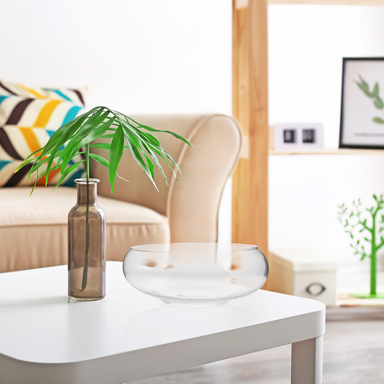 Glass Hydroponic Planter Bowl  - Aquarium Plants ulasan dan harga