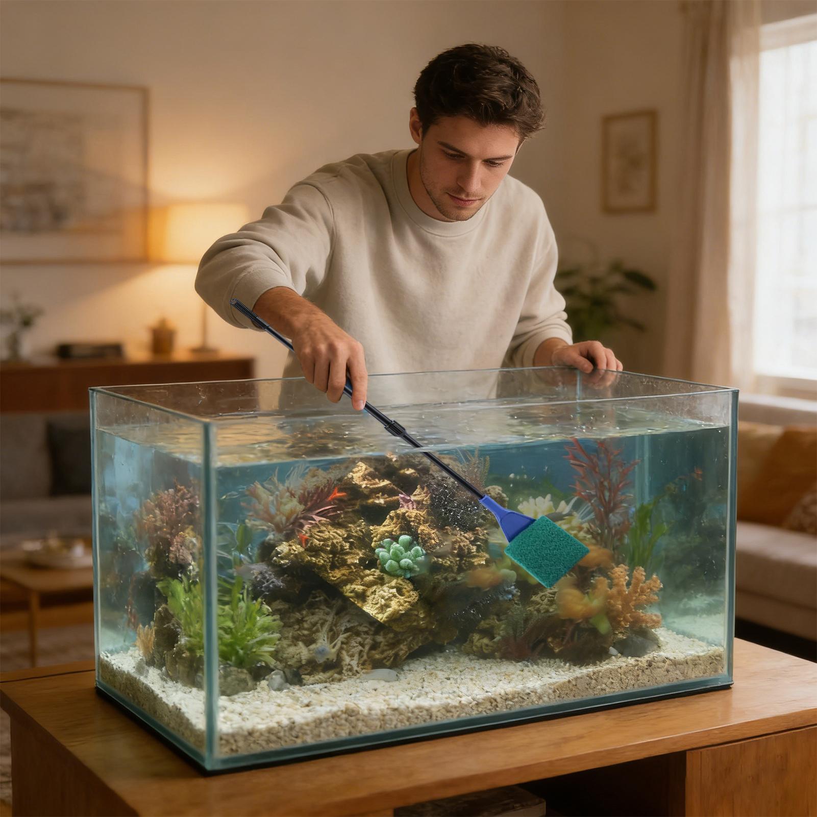 Aquarium Cleaning Kit With Lon - Aquarium Fish Betta ulasan dan harga